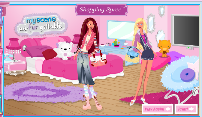 my scene dress up game