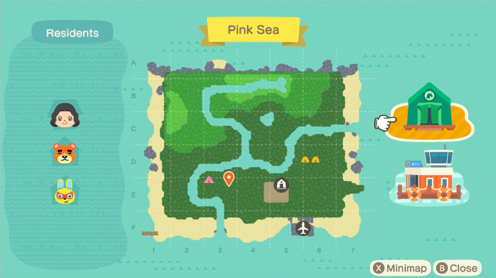 Current Animal Crossing Treasure Island Maps