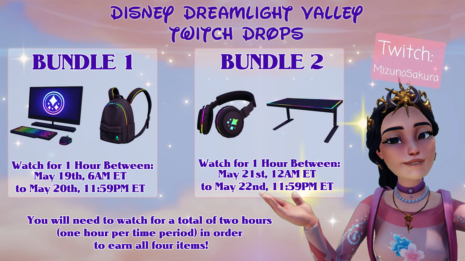 Animated Crystal Stream Bundle